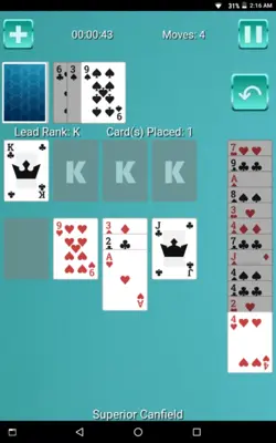 Canfield Solitaire android App screenshot 9