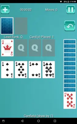 Canfield Solitaire android App screenshot 2