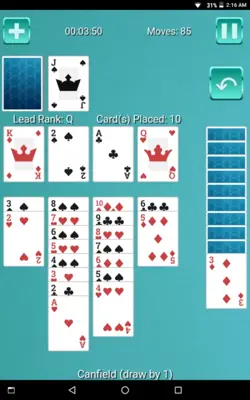 Canfield Solitaire android App screenshot 3