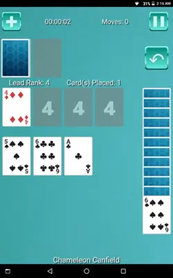 Canfield Solitaire android App screenshot 5