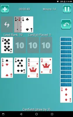 Canfield Solitaire android App screenshot 8